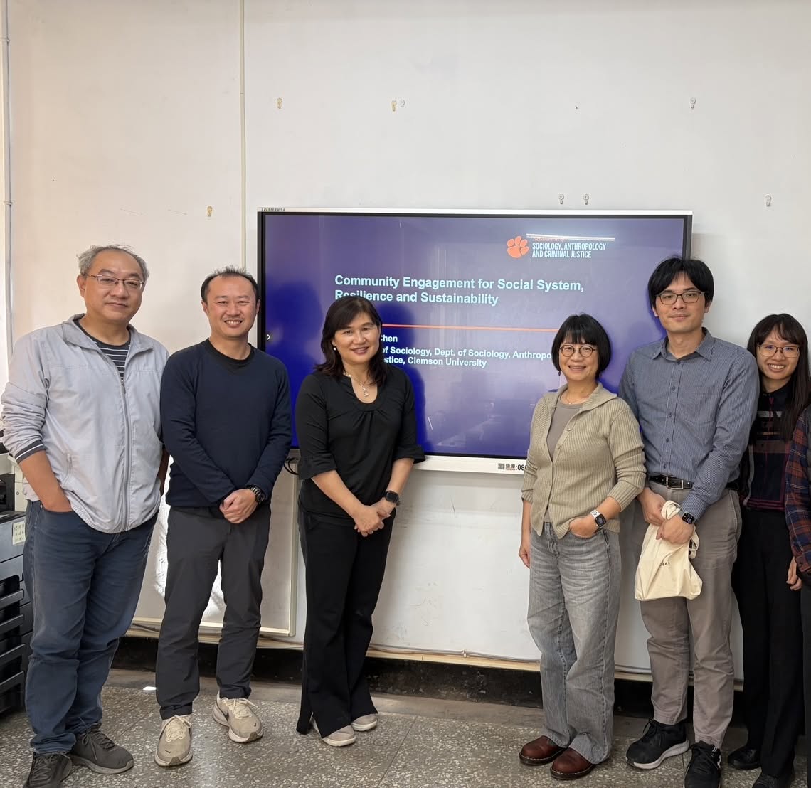 【國際交流】社區參與、社會系統、韌性與永續｜克萊門森大學陳建妃教授蒞臨彰師地理