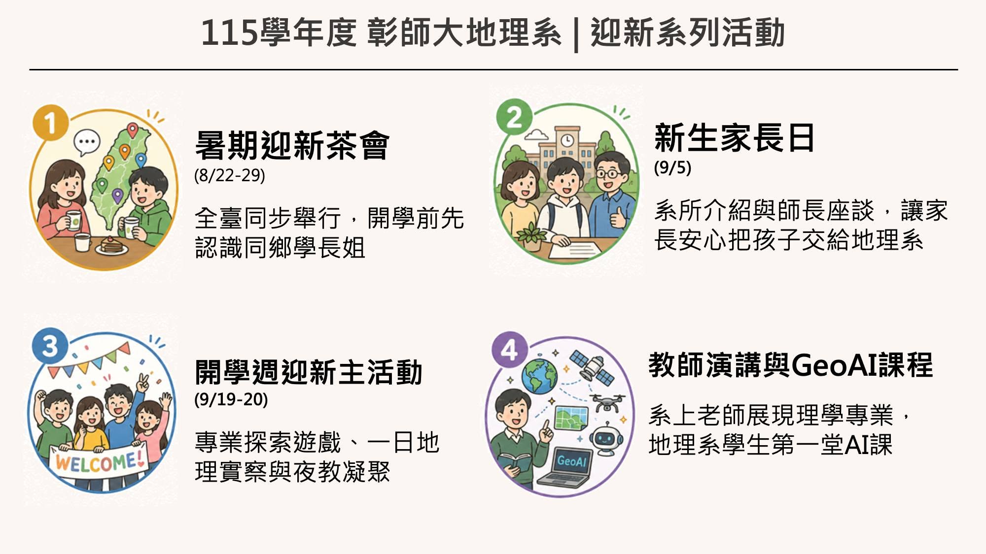 迎新系列活動